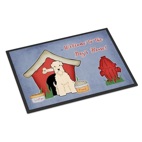 Carolines Treasures BB2815MAT Dog House Collection Soft Coated Wheaten Terrier Indoor or Outdoor Mat; 18 x 0.25 x 27 in. BB2815MAT - main